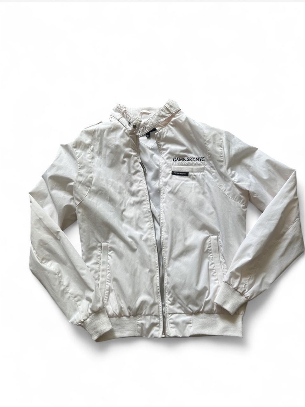 White Members Only Game Set NYC jacket #membersonly #nyc